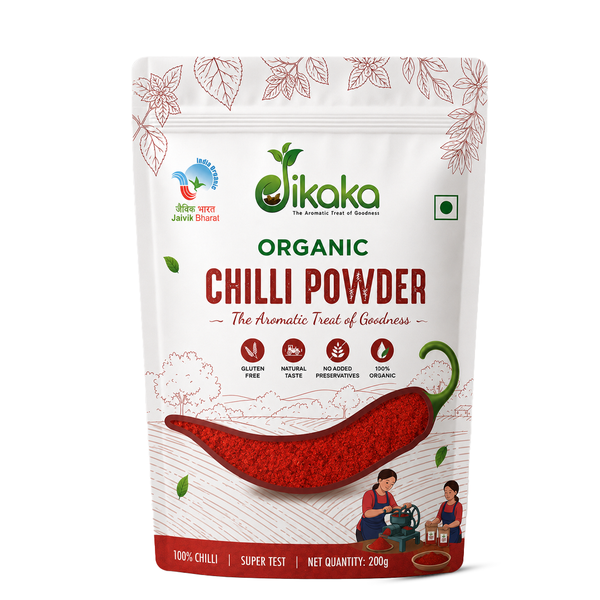 Jikaka Organic Chilli Powder 200 gm