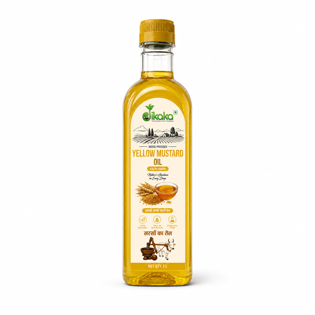 Jikaka Yellow Mustard Oil 1 L