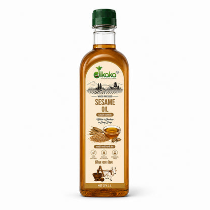 Jikaka Organic Cold Pressed Sesame Oil 1 L.