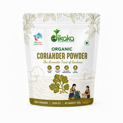 Jikaka Organic Coriander Powder 200 gm