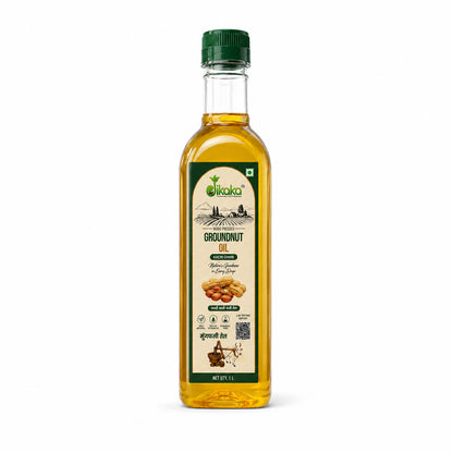 Organic Cold Pressed Groundnut Oil 1 L
