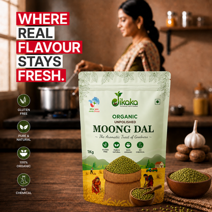 Jikaka Organic Moong Dal 1 kg