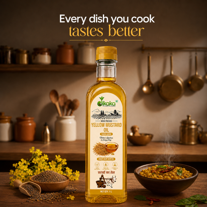 Jikaka Yellow Mustard Oil 1 L