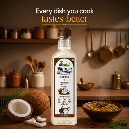 Jikaka Organic Cold Pressed Coconut Oil 1 L