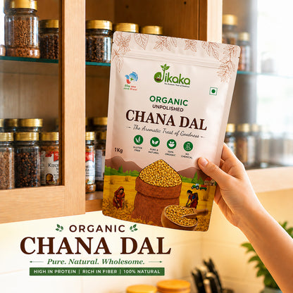 Jikaka Organic Chana Dal 1 Kg