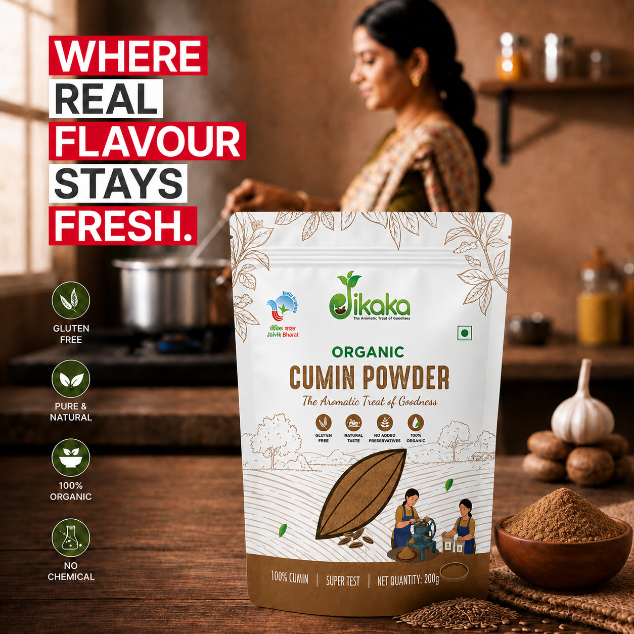 Jikaka Cumin Powder 200 g