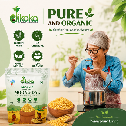 Jikaka Organic Moong Dal 1 kg