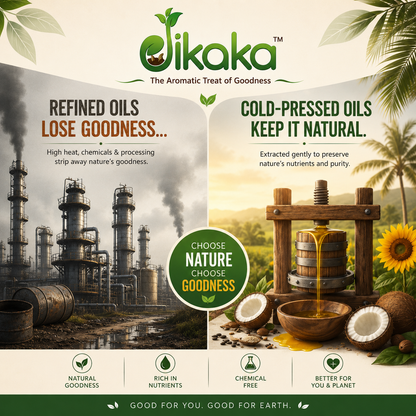 Jikaka Organic Cold Pressed Coconut Oil 1 L